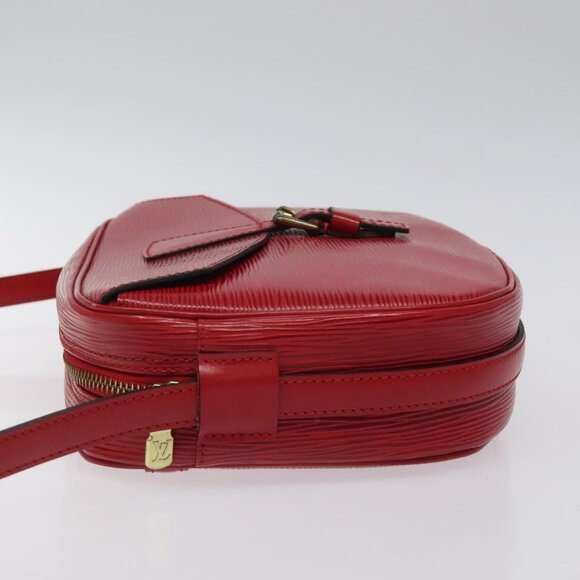 LOUIS VUITTON Epi Jeune Fille MM Shoulder Bag Red M52157 LV Auth 119841 - Picture 5 of 16